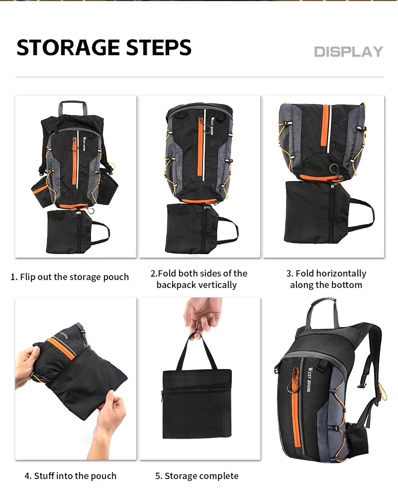 Mochila de Hidratação WEST BIKING 10L