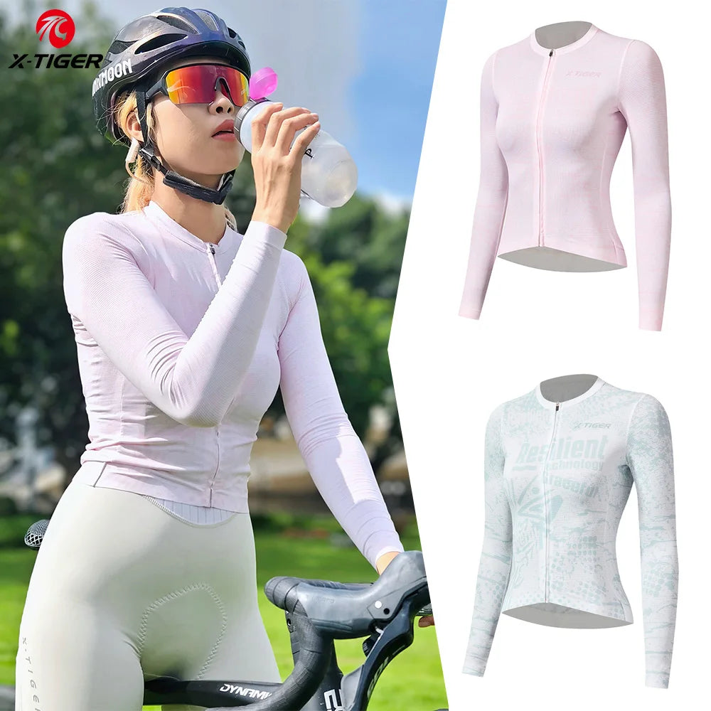 Jersey de Ciclismo Feminina X-TIGER