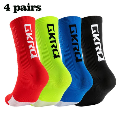 Kit 4 Pares Meias de Ciclismo Compressivas