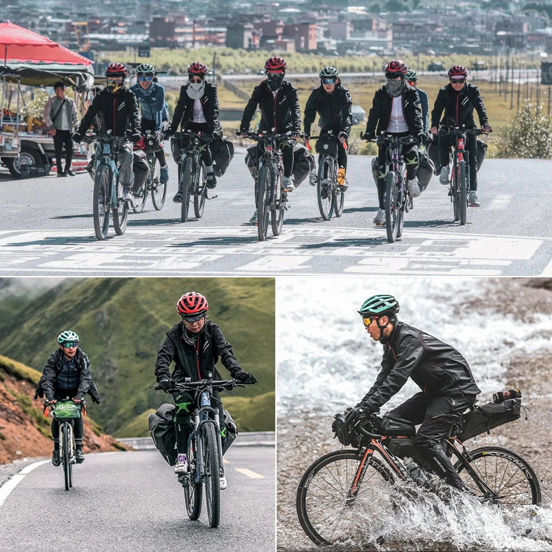 Jaqueta de Ciclismo Inverno ROCKBROS Térmica com Fleece