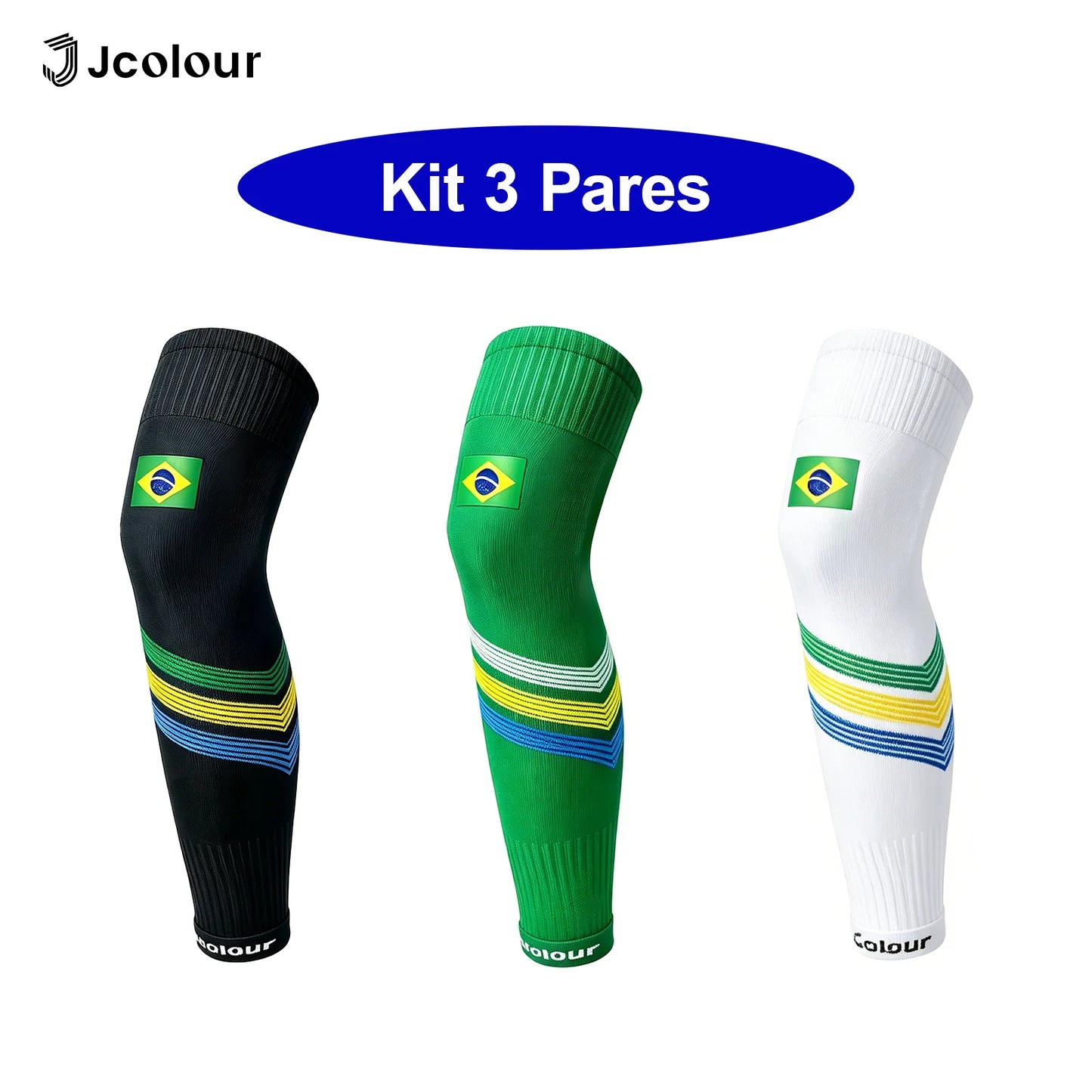 Joelheira Compressiva Esportiva para Ciclismo e Corrida