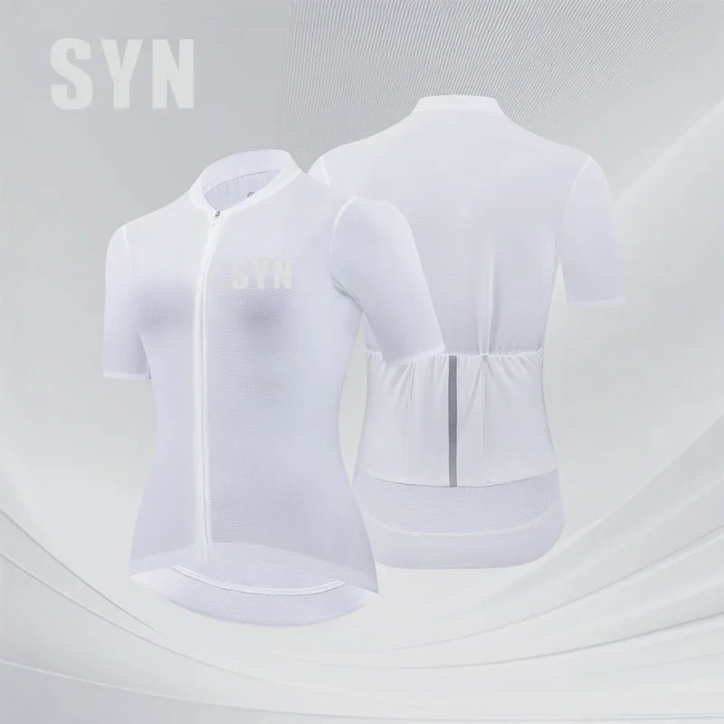 Camisa de Ciclismo Feminina SYN Verão Professional Edition