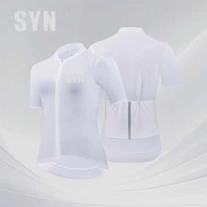 Camisa de Ciclismo Feminina SYN Verão Professional Edition