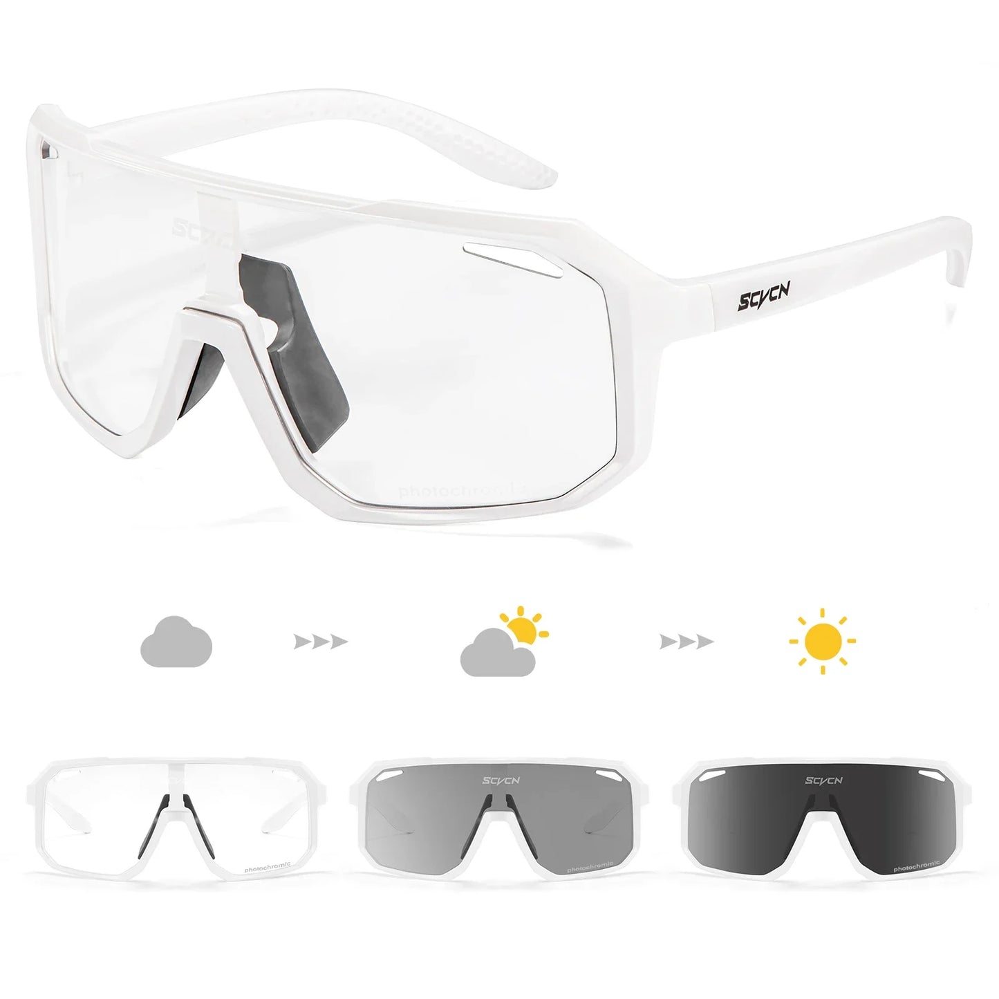 SCVCN Photochromic Cycling Glasses