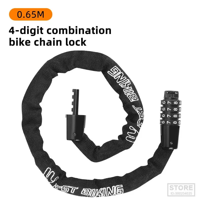 Cadeado de Corrente WEST BIKING com Código de Combinação