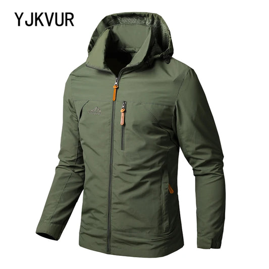 Jaqueta Masculina Esportiva YJKVUR Outono Inverno