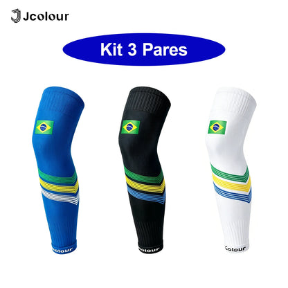 Joelheira Compressiva Esportiva para Ciclismo e Corrida