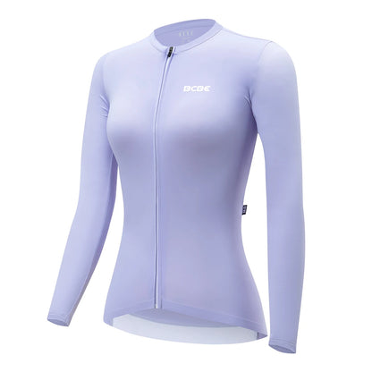Jersey Ciclismo Feminina BCBE-ING Manga Longa