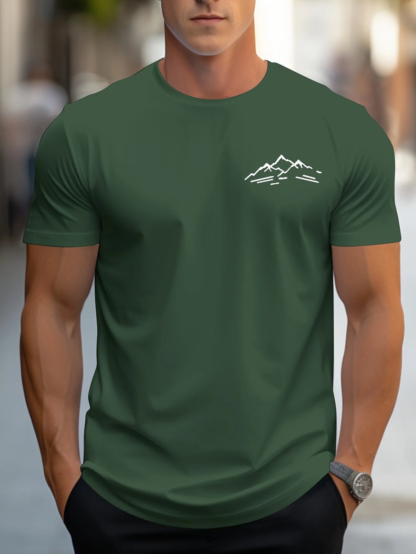 Camiseta Montanha Masculina