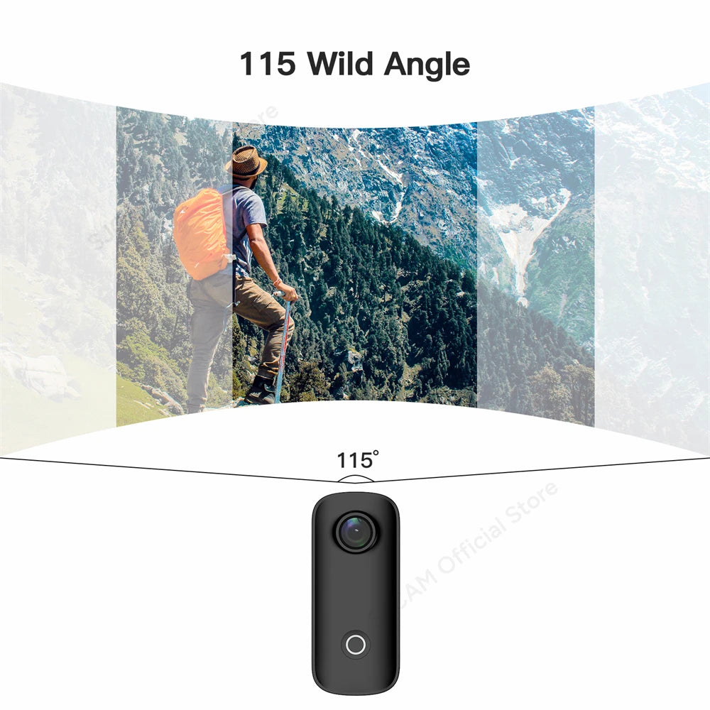SJCAM C100 Plus – Action Cam 4K, WiFi, 30M à Prova d’Água