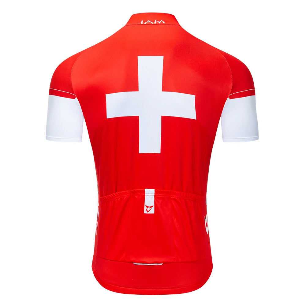 Camisa de Ciclismo Masculina IAM Team