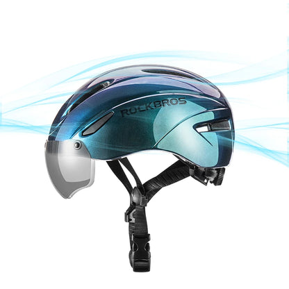 ROCKBROS Cycling Helmet with LED Light