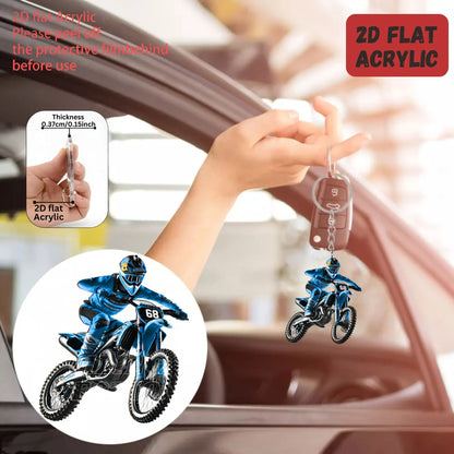 Chaveiro Ciclista em Acrílico