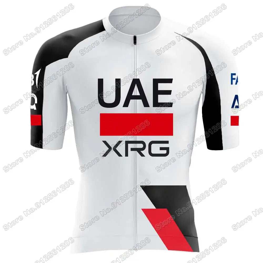 Conjunto de Ciclismo Masculino UAE Team Tadej Pogačar com Bretelle