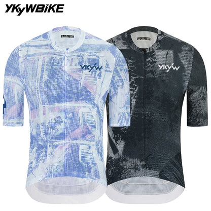 Camisa de Ciclismo Masculina YKYWBIKE Slim Fit