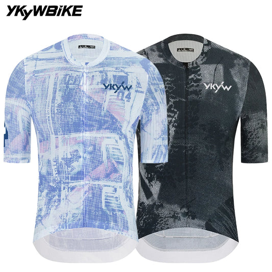 Camisa de Ciclismo Masculina YKYWBIKE Slim Fit