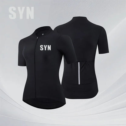 Camisa de Ciclismo Feminina SYN Verão Professional Edition