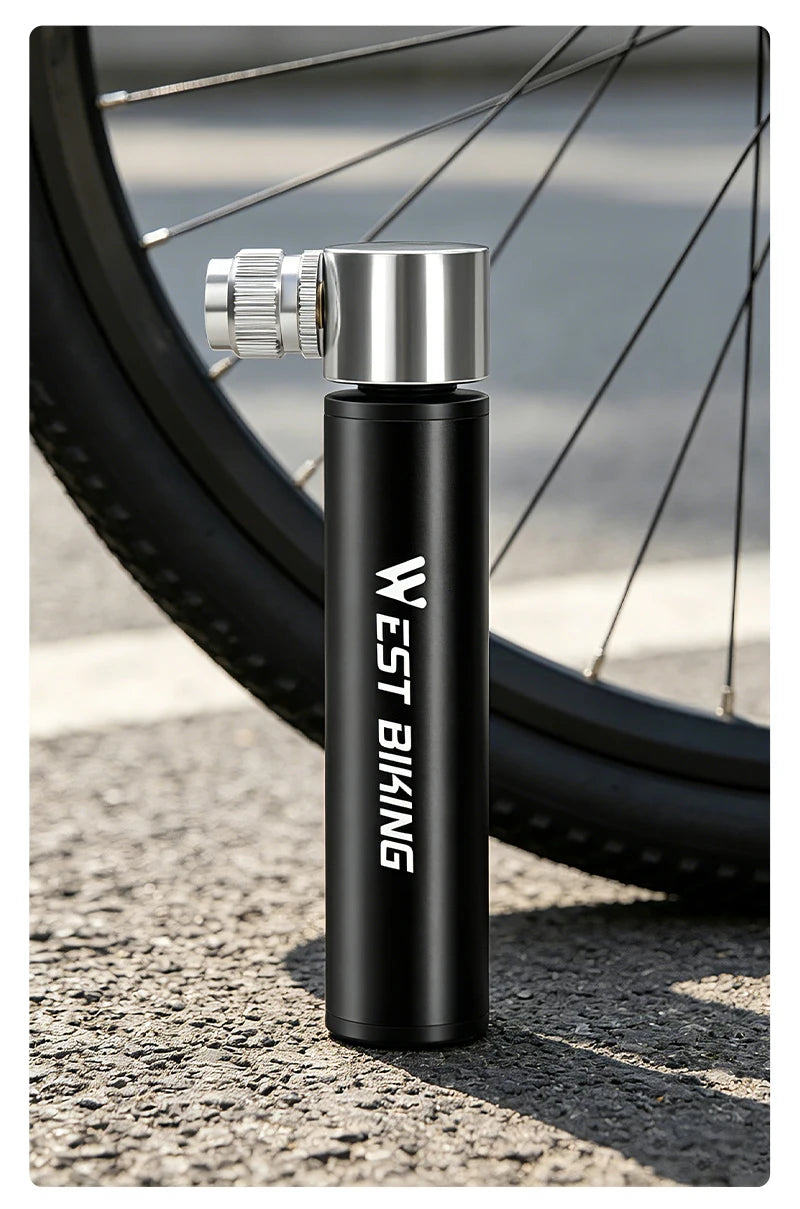 Mini Bomba de Ar Portátil WEST BIKING 120 PSI