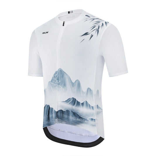 Jersey de Ciclismo Masculina Pintura Chinesa Raudax
