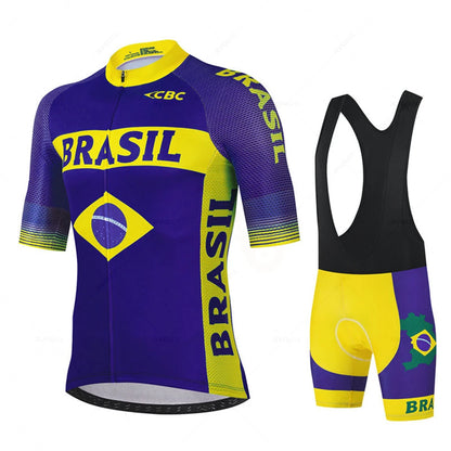 Brazil Team Cycling Set