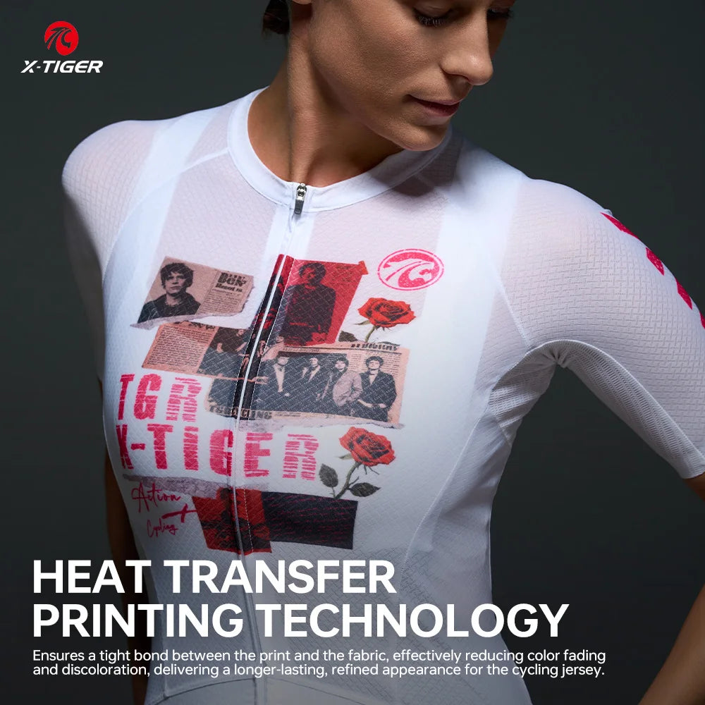 Jersey de Ciclismo Feminina X-TIGER Boundless