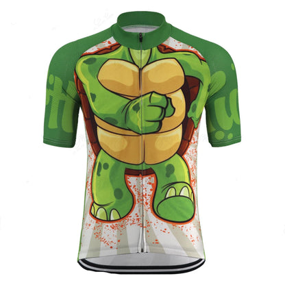 Camisa de Ciclismo Masculina Turtle Funny