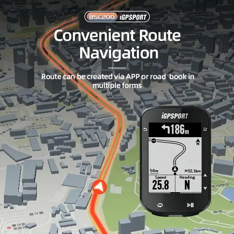Ciclocomputador GPS iGPSPORT BSC200