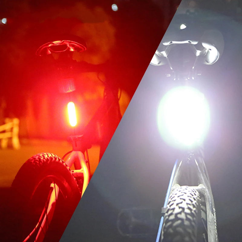 Luz Traseira de Bicicleta USB Recarregável