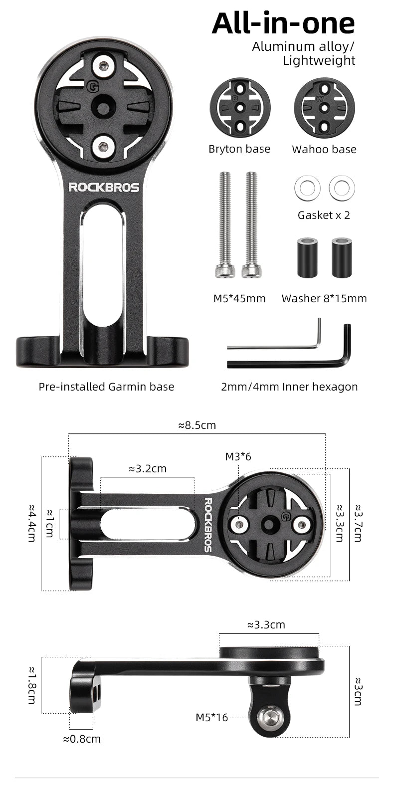 Suporte Extensor ROCKBROS para Guidão