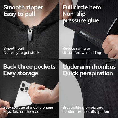 Camisa de Ciclismo Masculina ROCKBROS