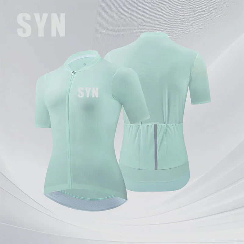 Camisa de Ciclismo Feminina SYN Verão Professional Edition