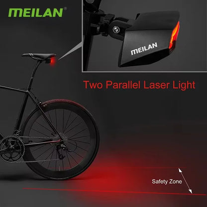 Luz Traseira de Bicicleta MEILAN X5