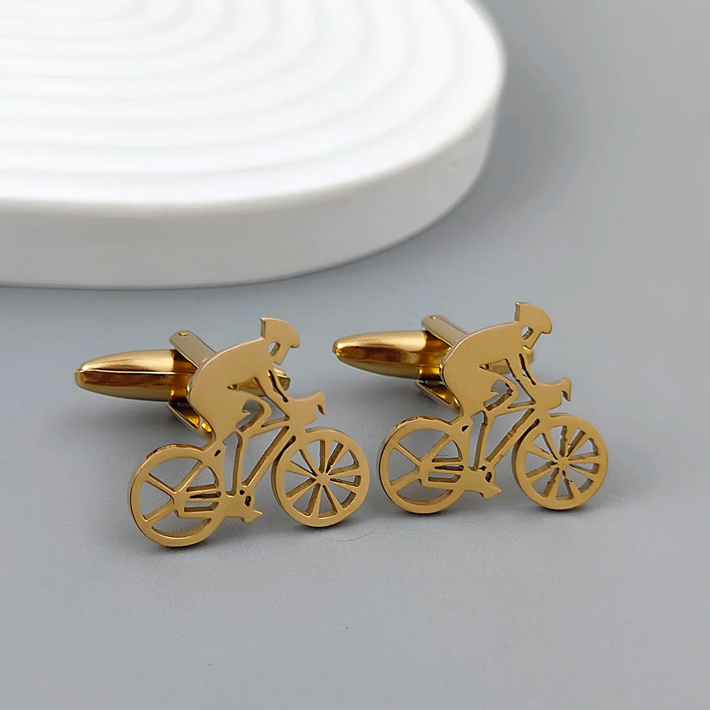 Broche de Bicicleta Dourado