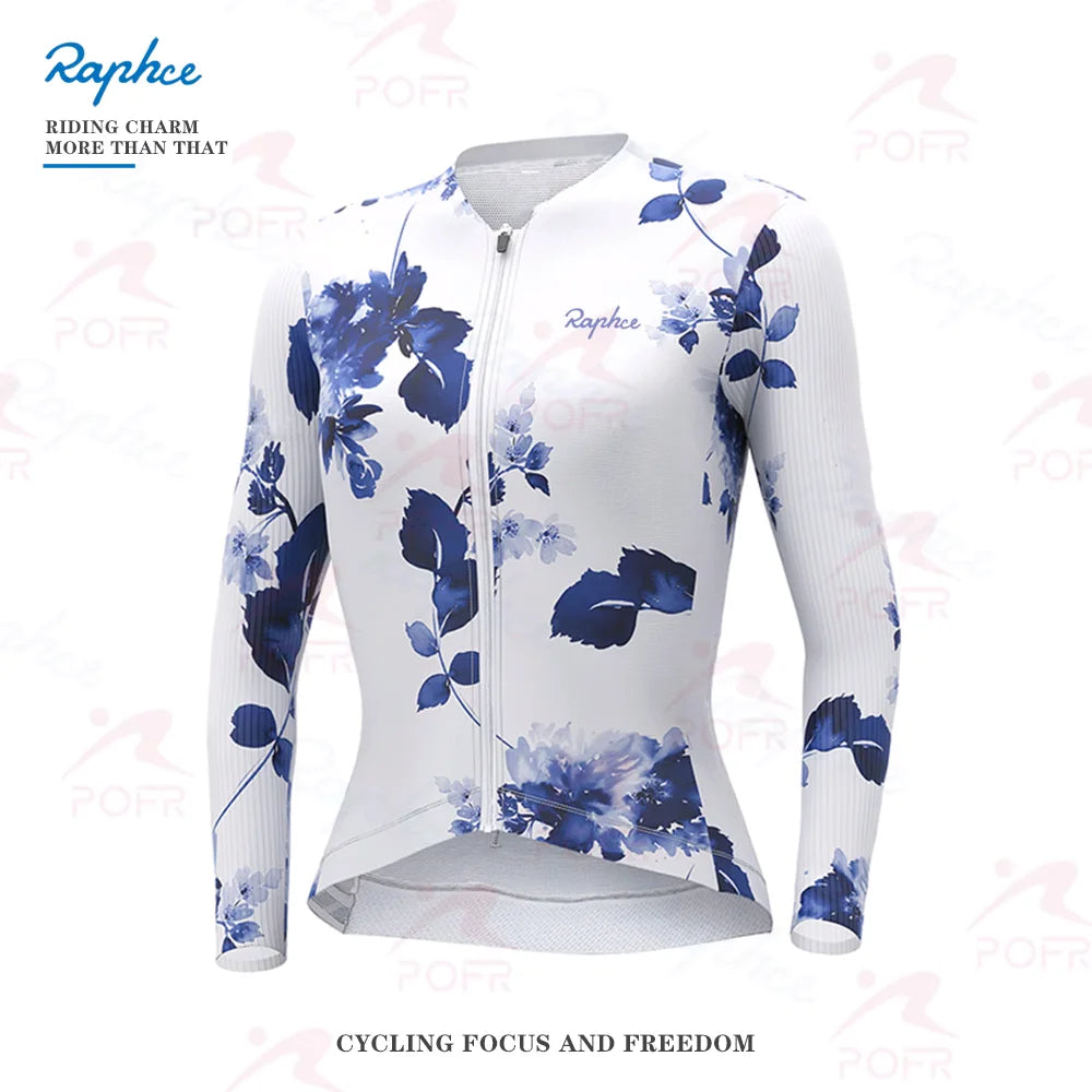 Conjunto de Ciclismo Feminino Raphce Manga Longa