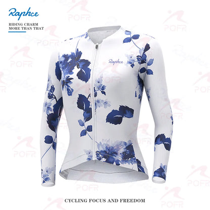Conjunto de Ciclismo Feminino Raphce Manga Longa