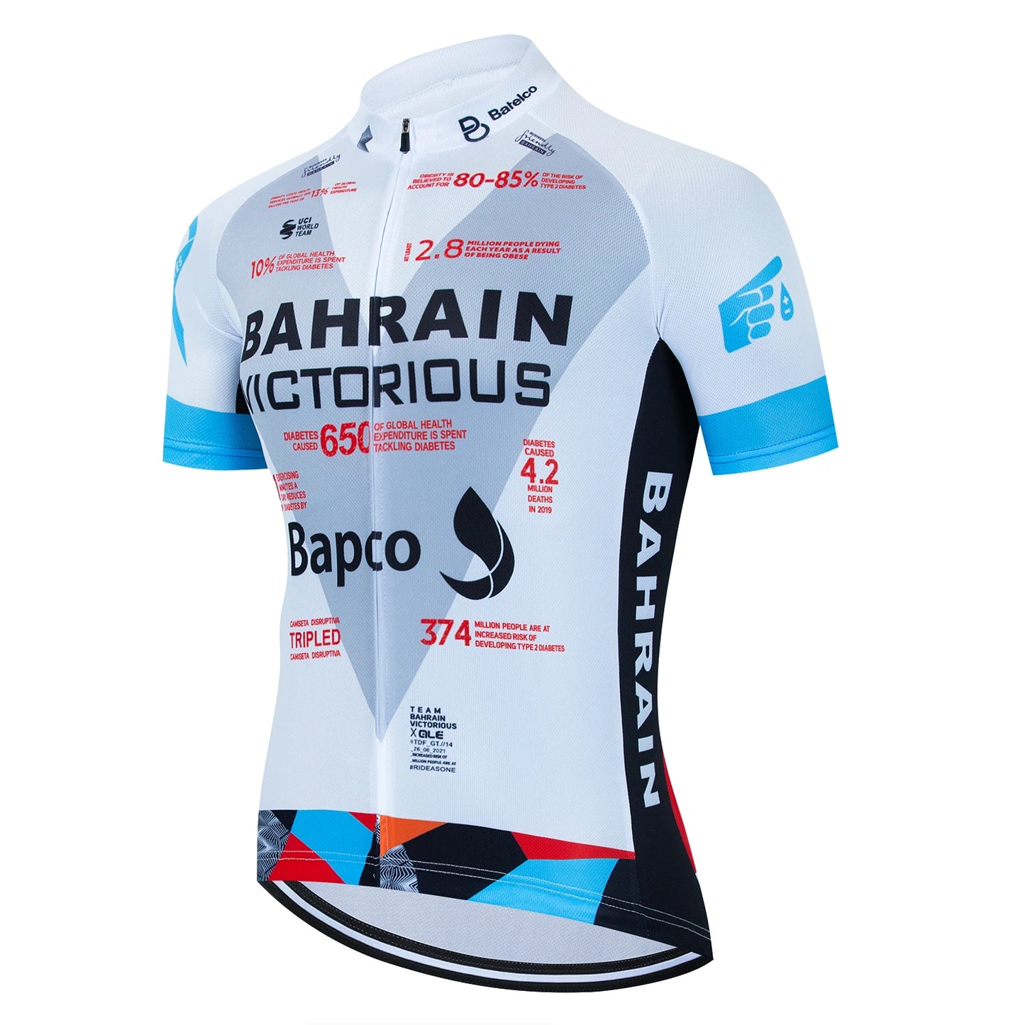Camisa de Ciclismo Masculina Team