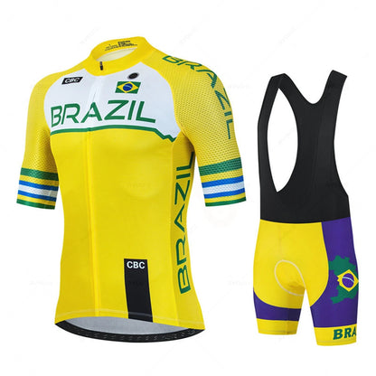 Brazil Team Cycling Set