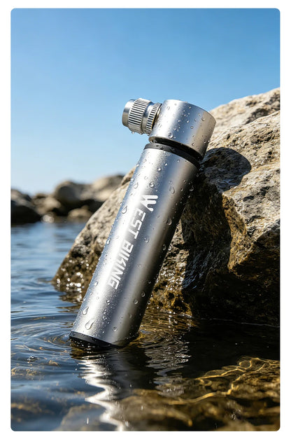 Mini Bomba de Ar Portátil WEST BIKING 120 PSI
