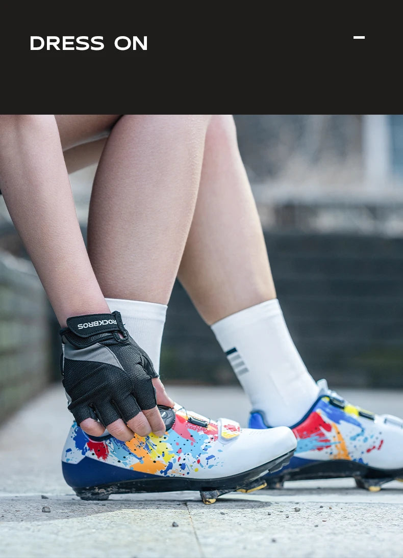 Luvas de Ciclismo ROCKBROS Meio Dedo