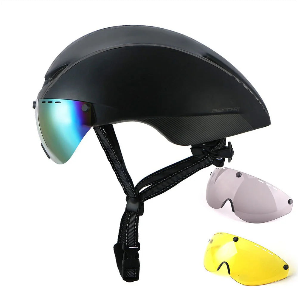 Capacete Aero TT YUMAJ com Viseira