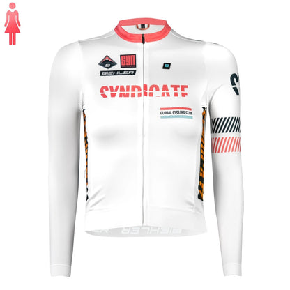 Camisa de Ciclismo Feminina Manga Longa