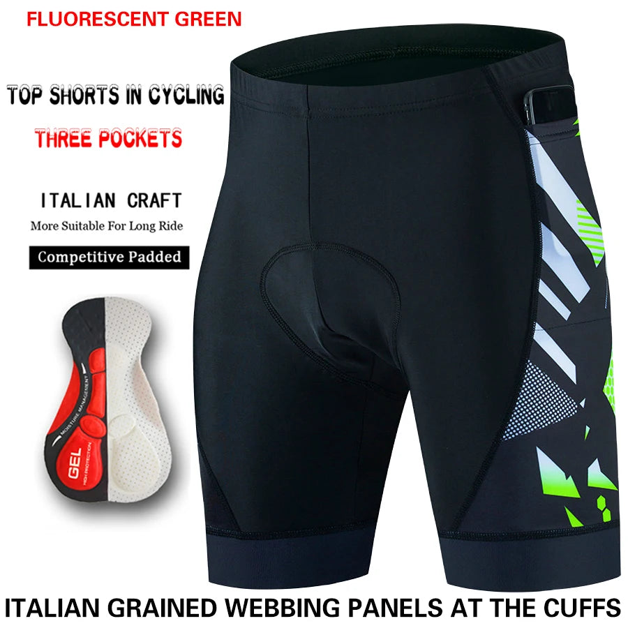 Bermuda de Ciclismo Masculina com Forro 5D em Gel