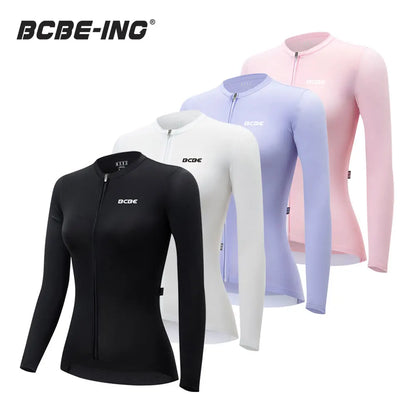 Jersey Ciclismo Feminina BCBE-ING Manga Longa