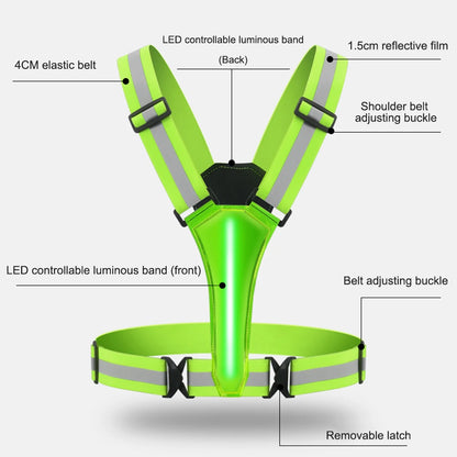 Colete LED Refletivo