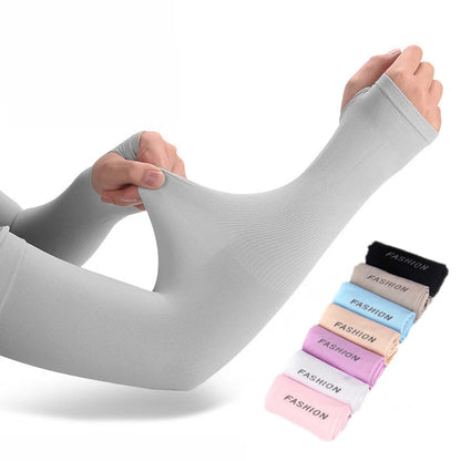 Ice Silk Sun Protection Arm Sleeves