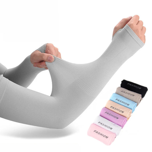 Ice Silk Sun Protection Arm Sleeves