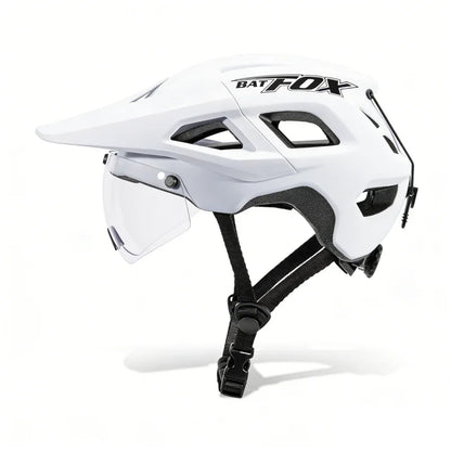 Capacete de Ciclismo BATFOX com Lente Magnética
