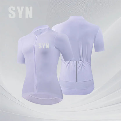 Camisa de Ciclismo Feminina SYN Verão Professional Edition