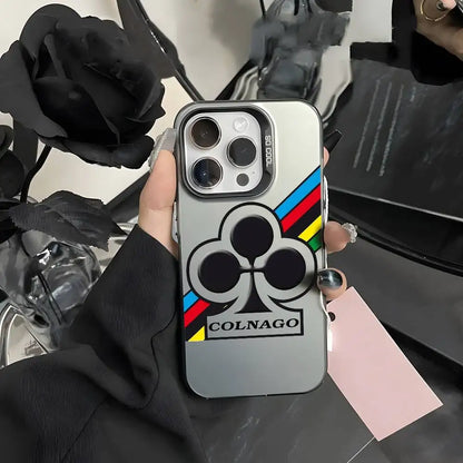 Capa para iPhone C-Colnago Luxo Efeito Metálico