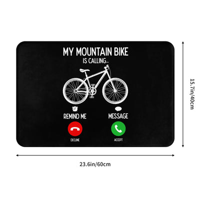 Tapete Capacho Mountain Bike Is Calling Antiderrapante